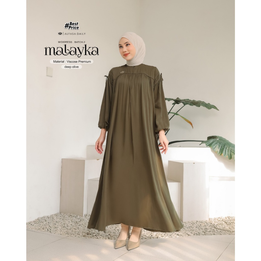 MIDI DRESS TERBARU // MALAYKA MIDI DRESS ALFASA HIJAB TERBARU // ALFASA HIJAB TERBARU //