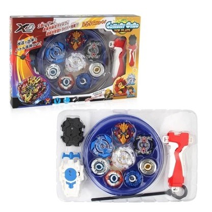 READY Gasing Beyblade Burst 4 in 1 Set Gasing GRATIS Arena Stadium/gangsing Beyblade Burst 4in1/ Gan