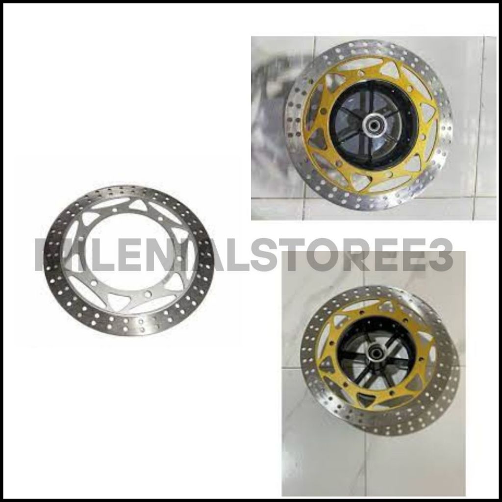 Piringan Cakram depan Ninja RR dan R Tromol piringan cakram 300mm Plug and play Accesories Motor
