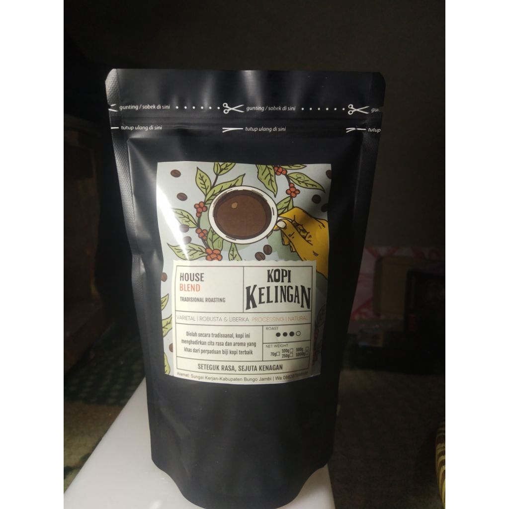 

KOPI BUBUK HOUSE BLEND ROBUSTA - LIBERIKA JAMBI