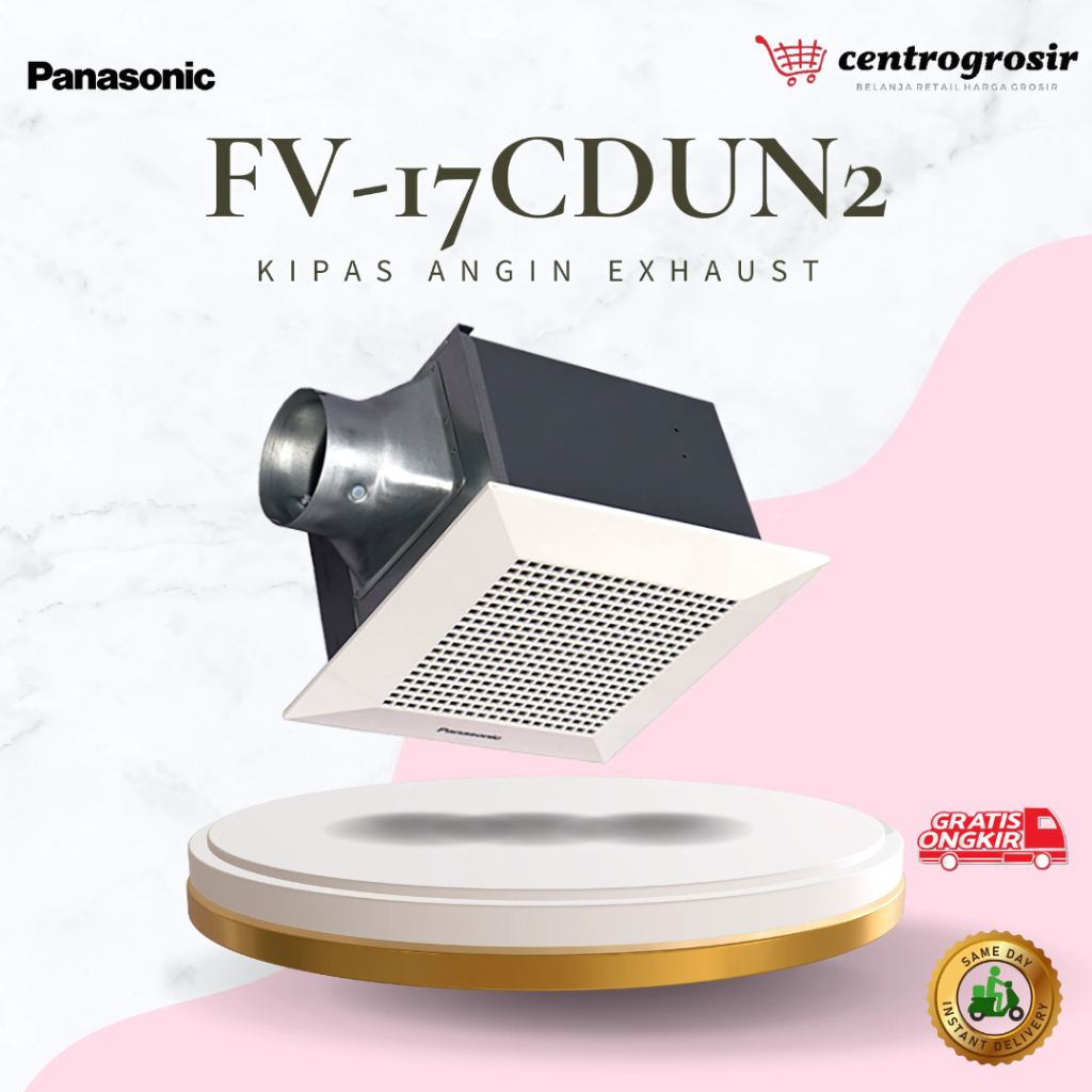 Panasonic FV17CDUN Exhaust Fan Sirocco FV-17CDUN