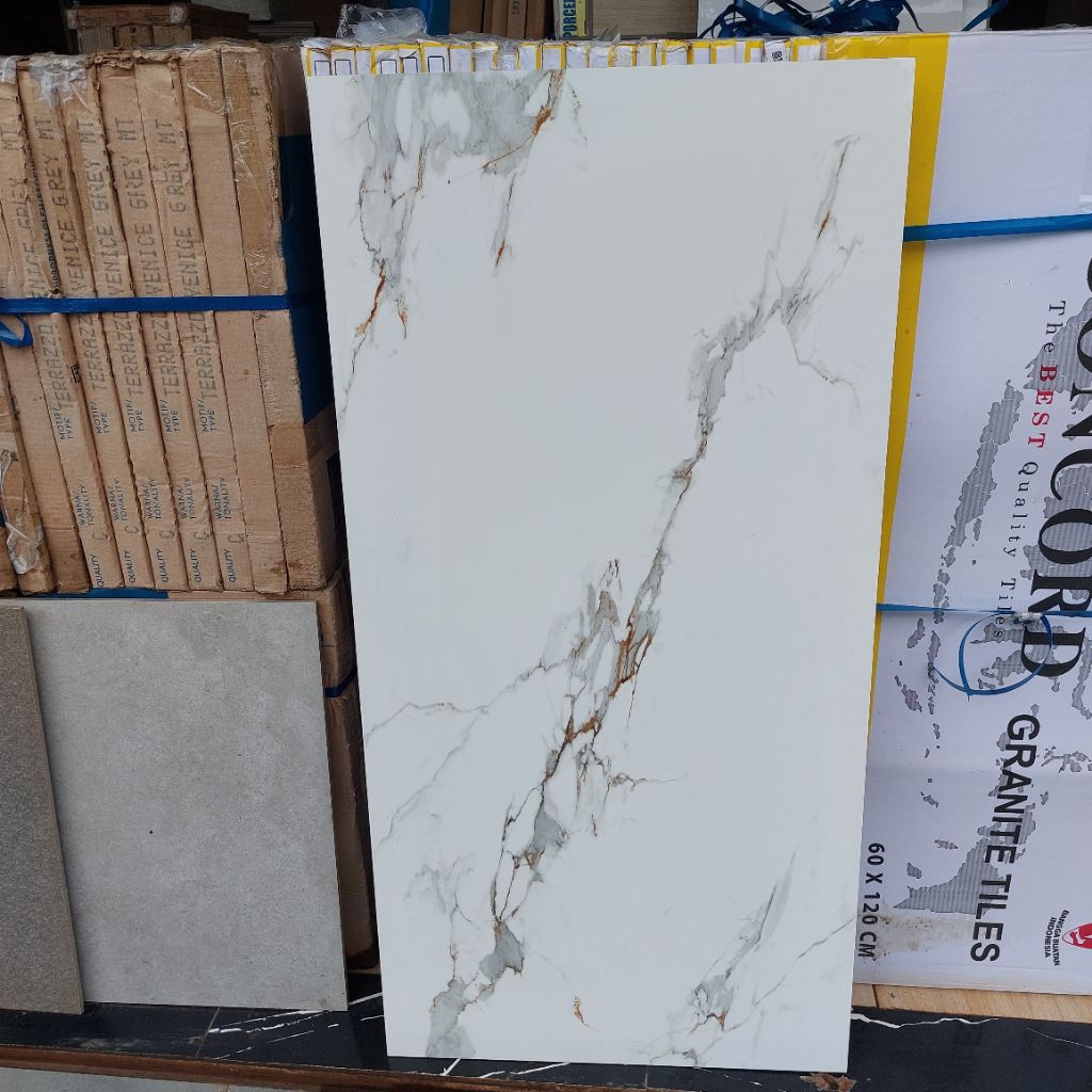 Granit lantai 60x120 Michigan white concord