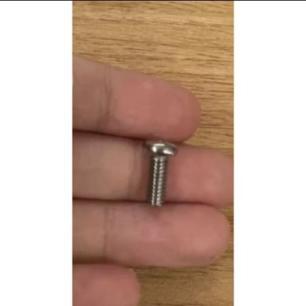 Baut Jp Stainless304, m4x12, isi 100pc