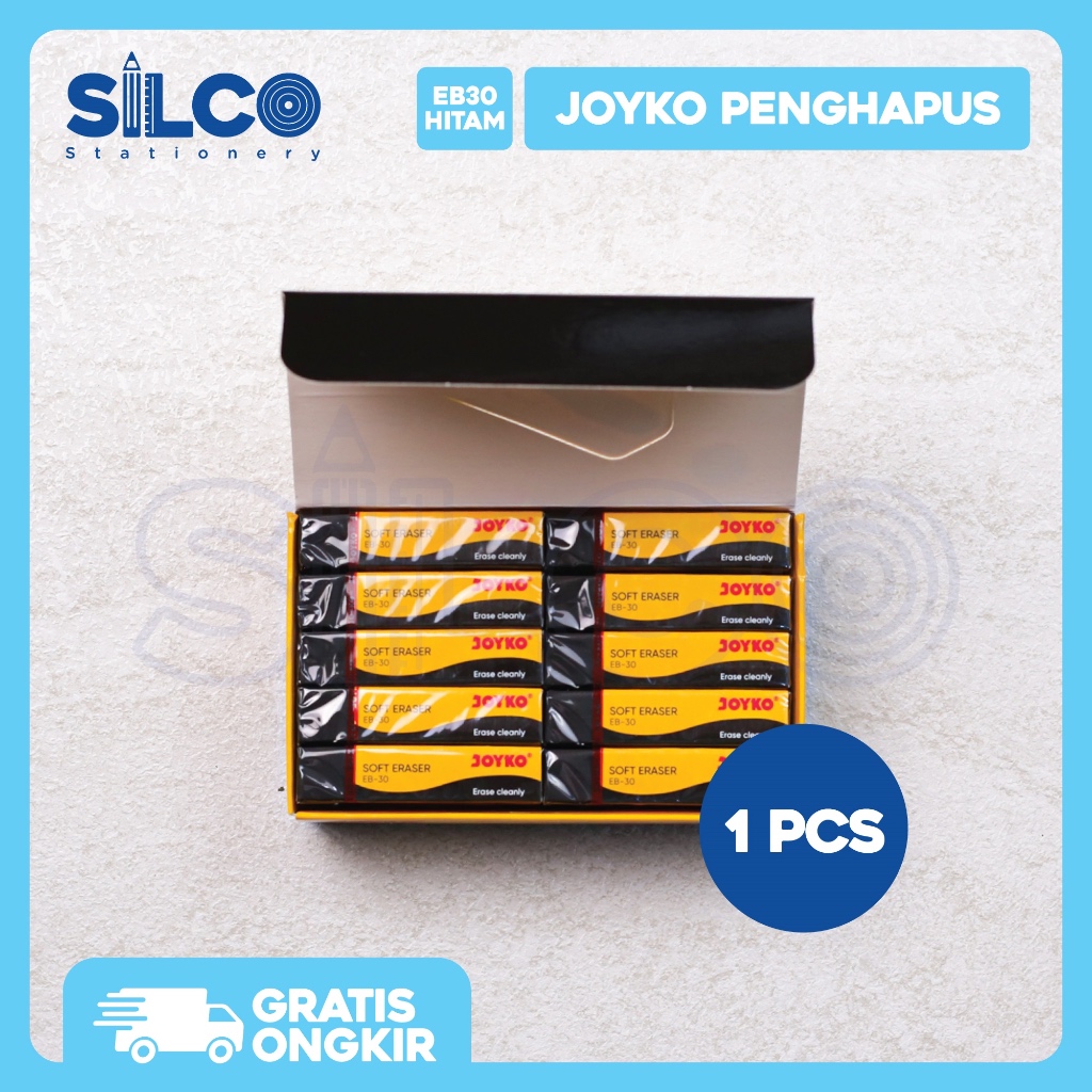 

Penghapus JOYKO EB-30 Hitam / EB-30W Putih [PCS]
