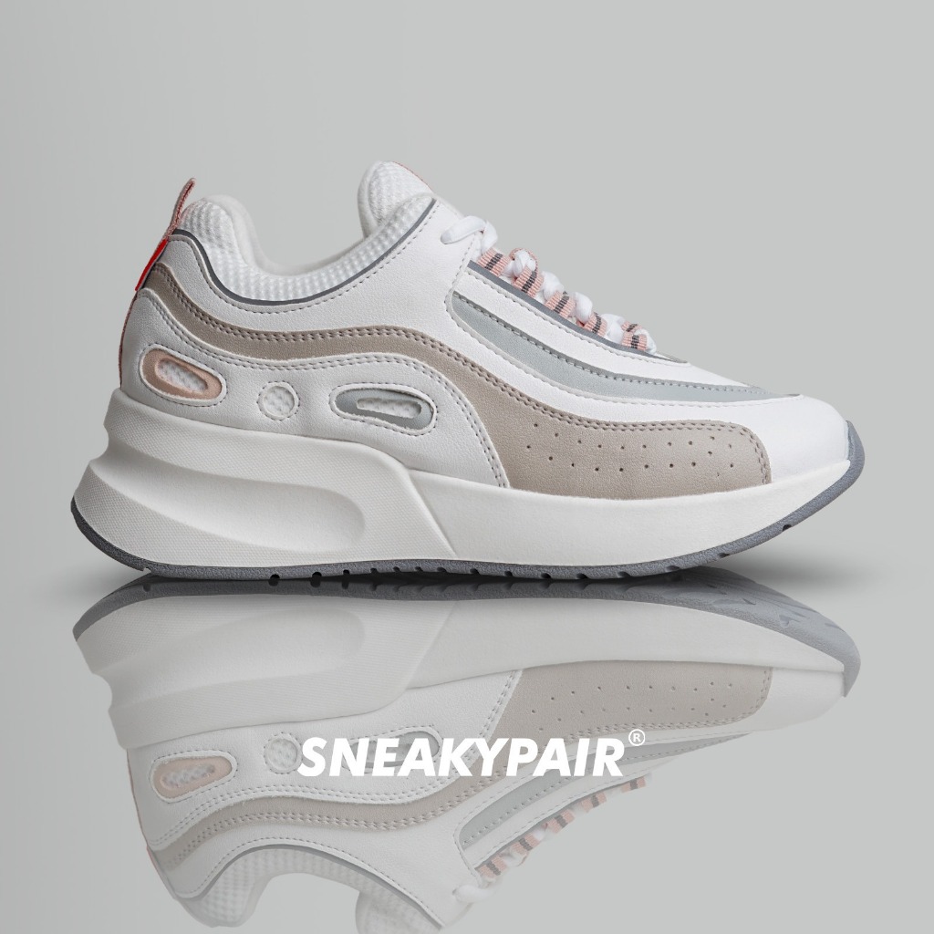 SNEAKYPAIR Wind White Swan Sepatu Wanita Sneakers Shoes