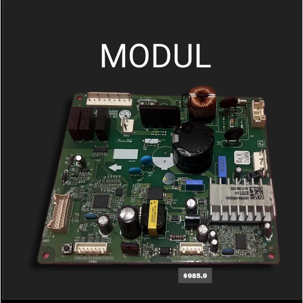 MODUL PCB KULKAS LG INVENTER 2PINTU EBR 9701 ORIGINAL LG ELECTRONIC