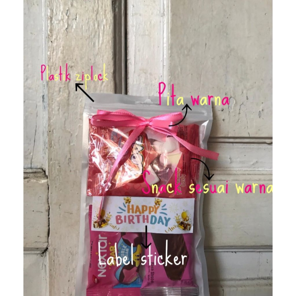 

Gift snack pink