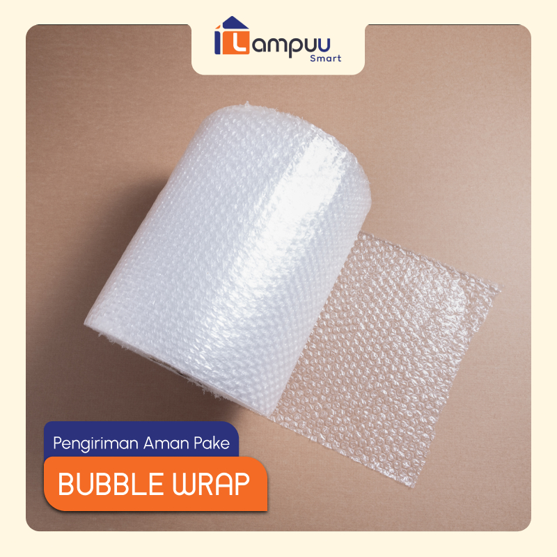 

Tambahan bubble wrap untuk pengemasan lebih aman