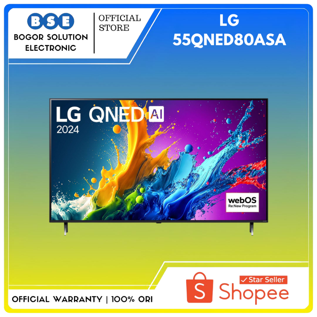 TV QNED 55 UHD 4K Smart TV LG 55QNED80TSA 55QNED80 LG 55QNED Quantum Dot Mini LED LG
