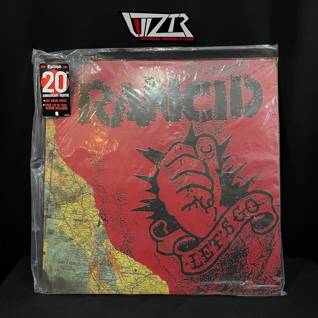 Vinyl Band Official RANCID - LET'S GO LP (180g BLACK) Original