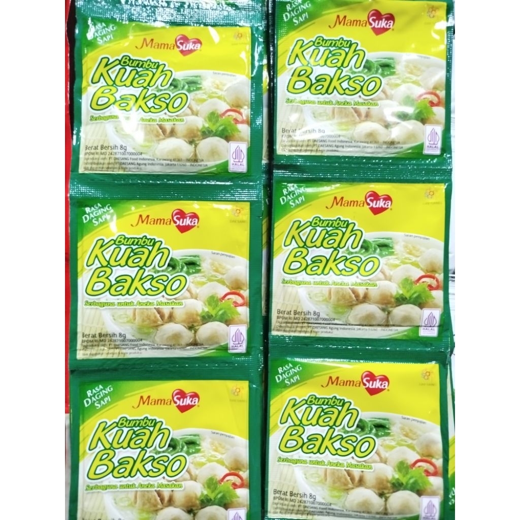 

Mama suka kuah bakso 8g isi 12 pcs