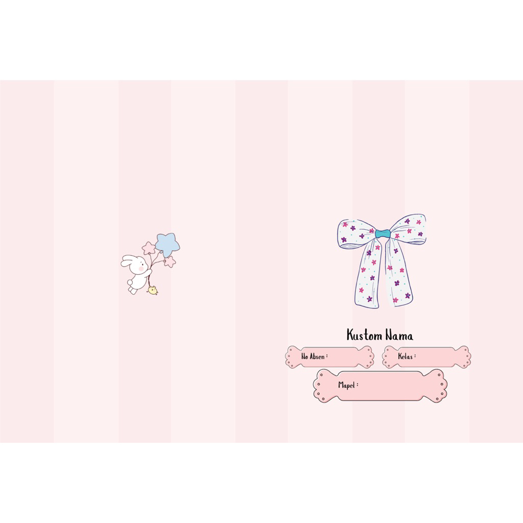 

[PO 3 Hari] Sampul Buku Anak Custom – Nama sendiri