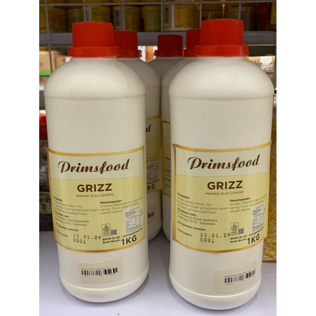 

Minyak Oles Loyang Grizz Primsfood 1kg