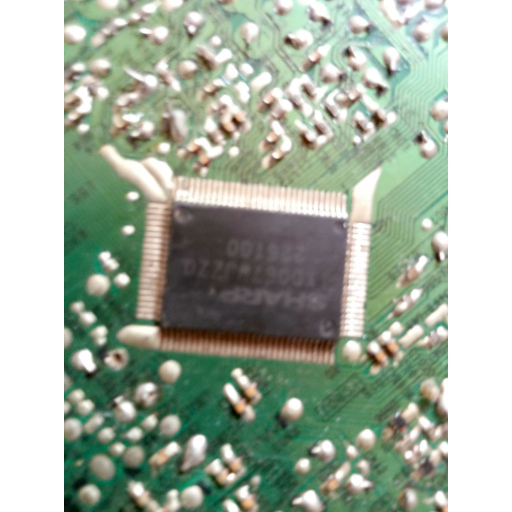 ic chroma buat tv Sharp slim flat masih normal