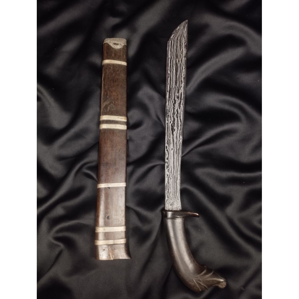 Koleksi Golok Damaskus Pamor Duwi Warna