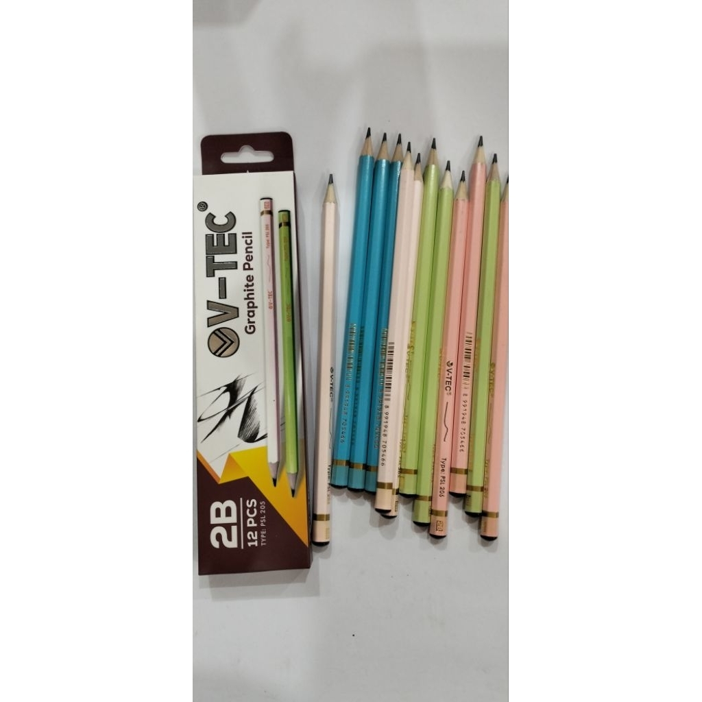 

PENSIL 2B PSL 205 MERK VTEC PENSIL TULIS PENSIL CANTIK