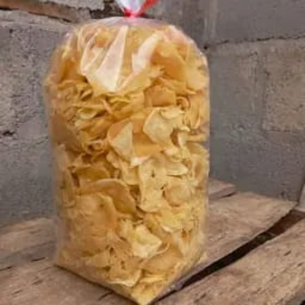 

REMUKAN / REMAHAN KERIPIK GETHUK / GETUK 500 GRAM GURIH ASIN NIKMAT LEZAT