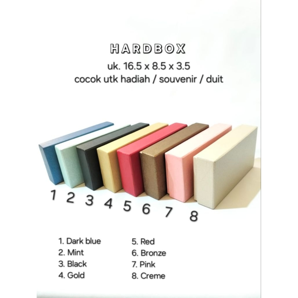 

1pc HARDBOX UANG KOTAK HADIAH 16.5x8.5x3.5