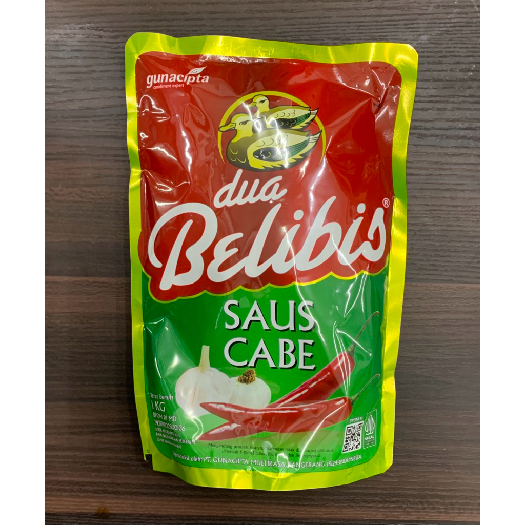 

Saus Sambal Dua Belibis Pouch 1Kg