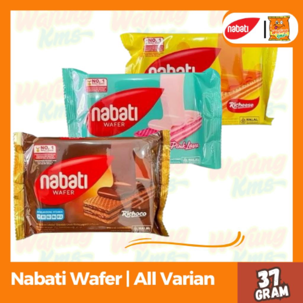 

Nabati Wafer Keju Cokelat PinkLava @37g