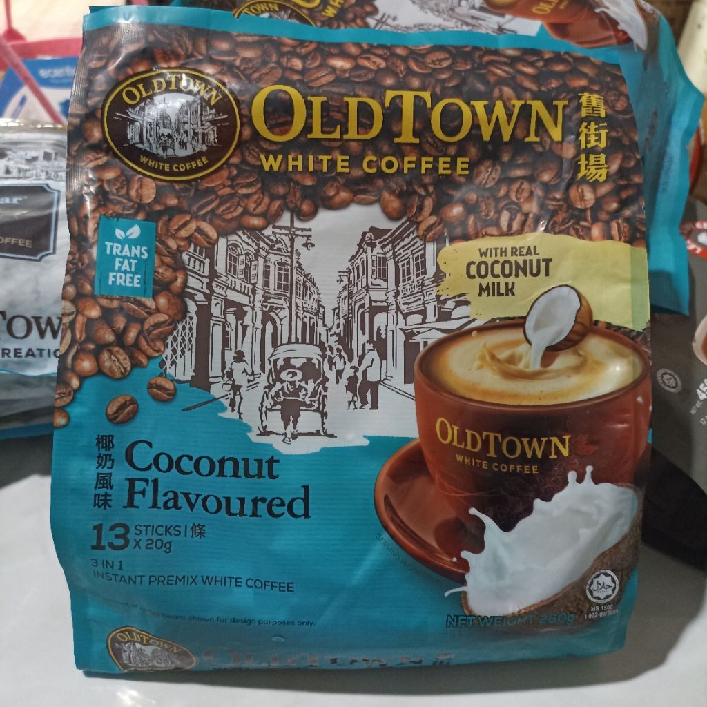 Oldtown White Coffee Varian Coconut Flavoured (13 Stik).