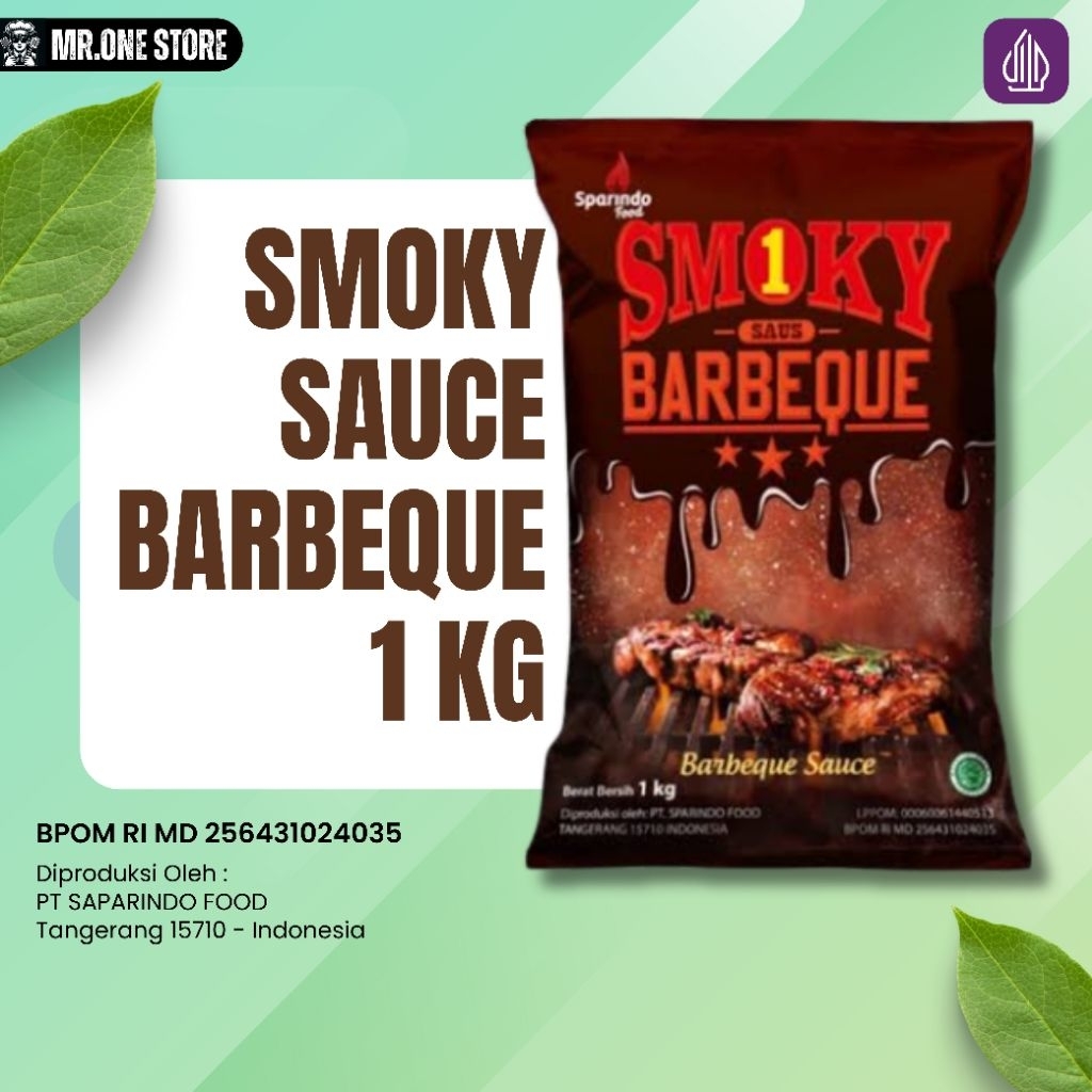 

SMOKY SAUCE BARBEQUE - 500gr - 1KG (sauce marinasi & cocolan varian barbeque)
