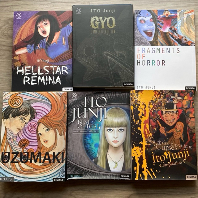 Komik Horor Junji Ito - Preloved, Kondisi Bagus