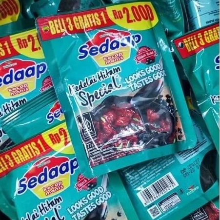 

[paket 1 lusin/12pcs] Kecap Sedaap kecap manis kedelai hitam special kecap murah