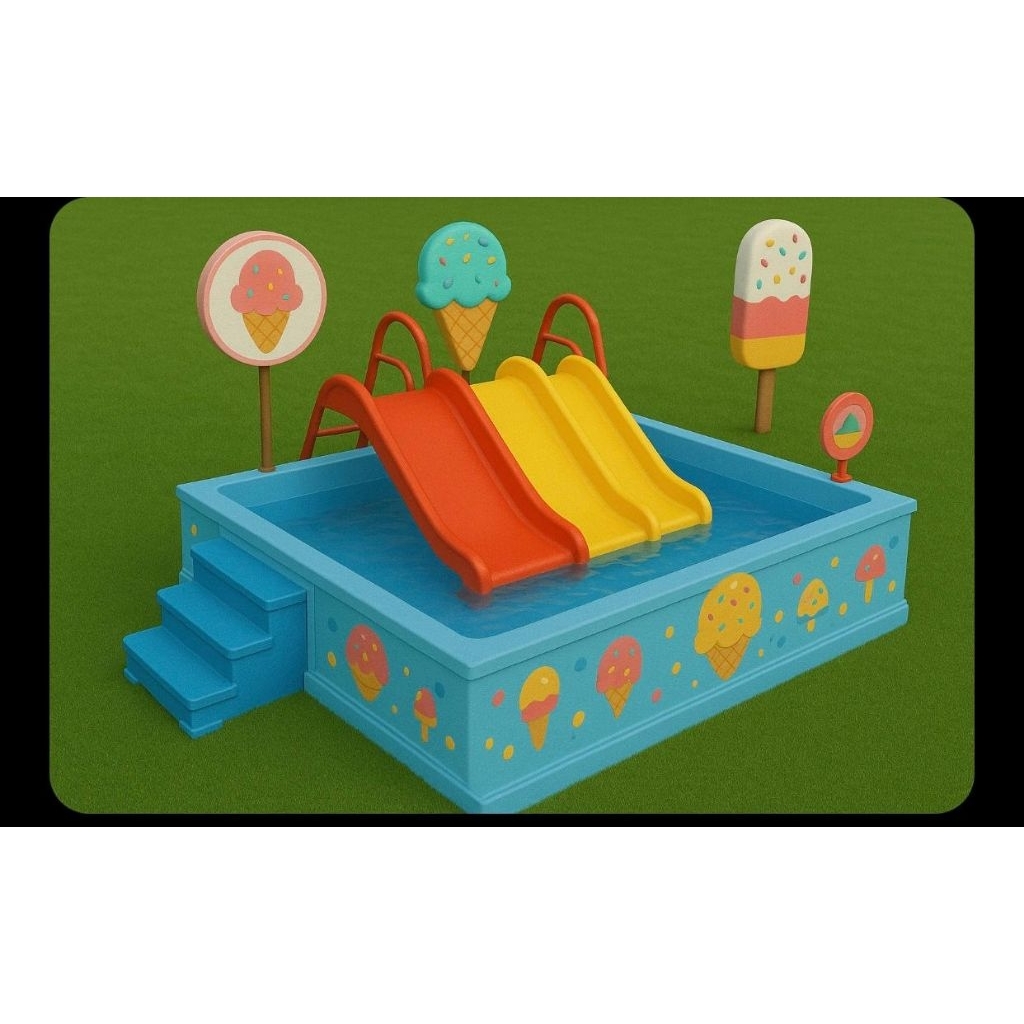 kolam renang anak fiberglass