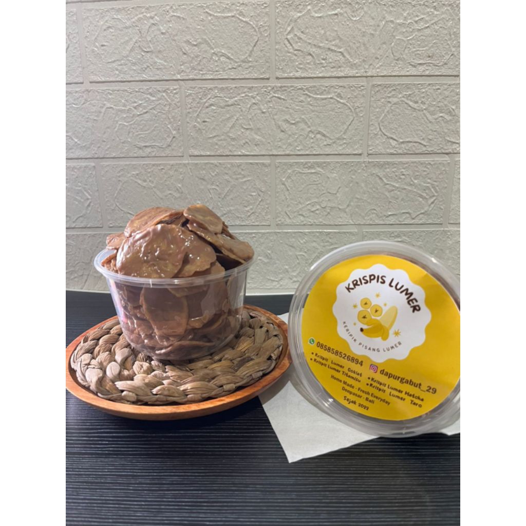 

KERIPIK PISANG LUMER MOCCA-ENAK DAN LUMER 150GR