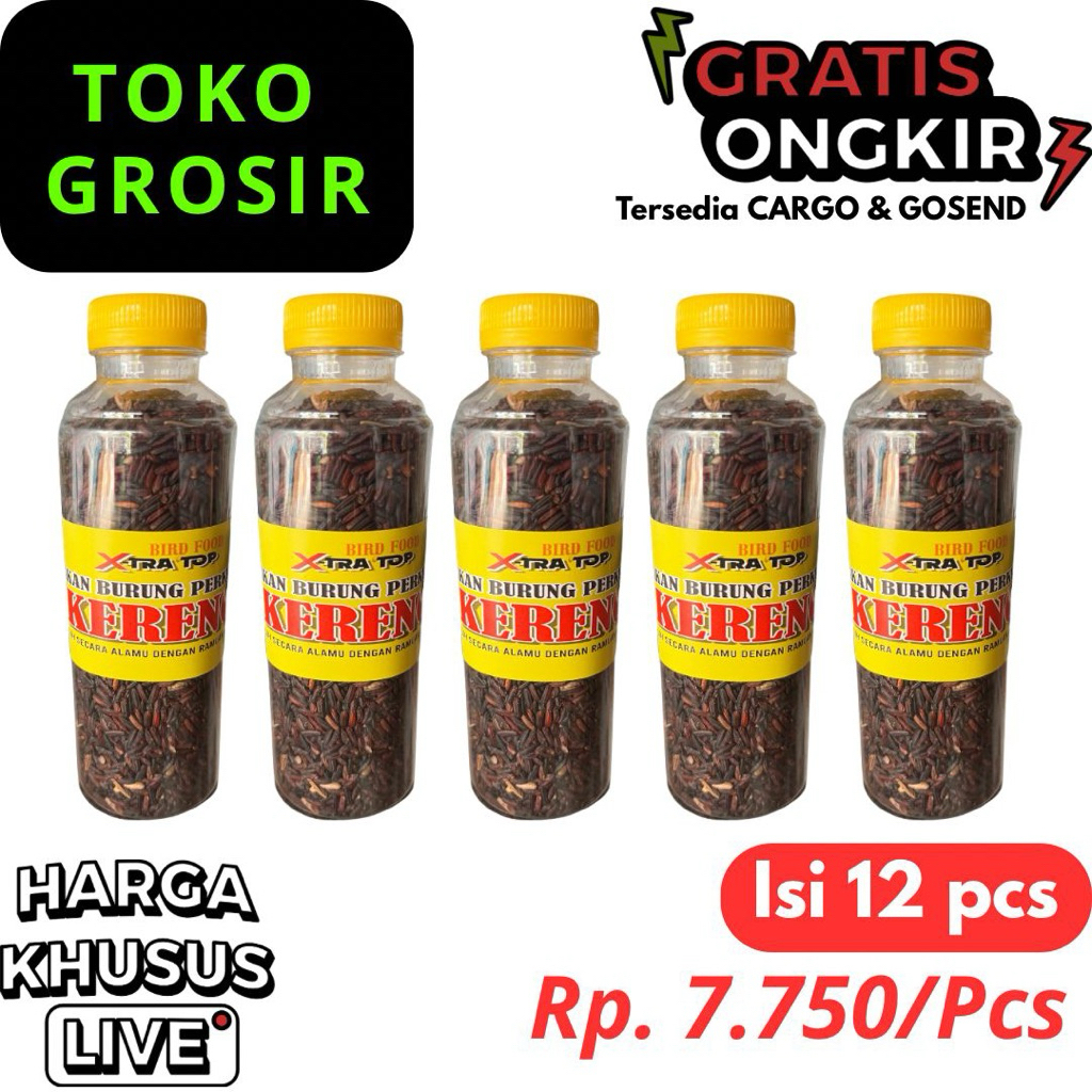 Ketan Hitam Pakan Burung