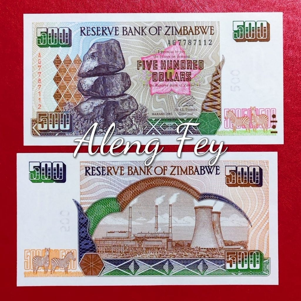 uang asing Negara Zimbabwe UNC