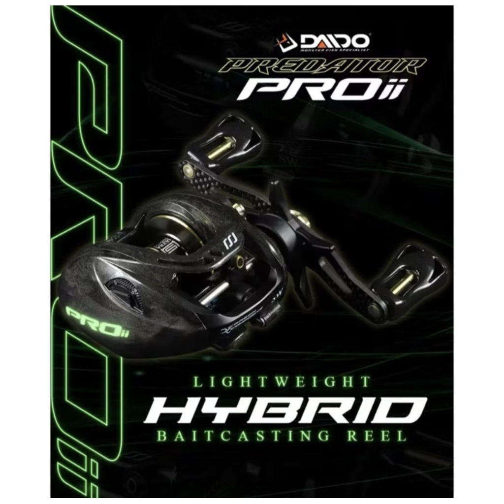 Reel Baitcasting Predator PRO II 200SW-L (Kiri)