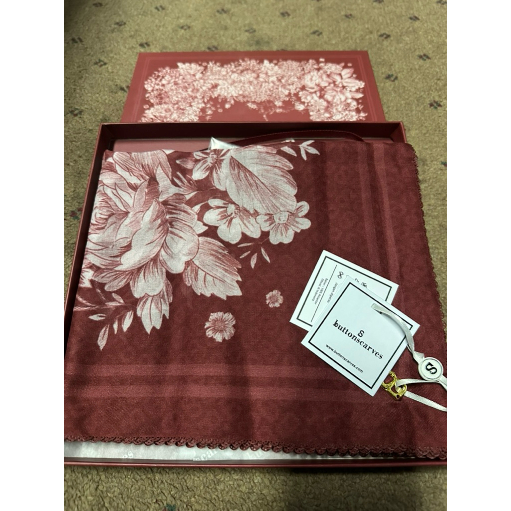 Ready Buttonscarves Malaysia seri Florescent