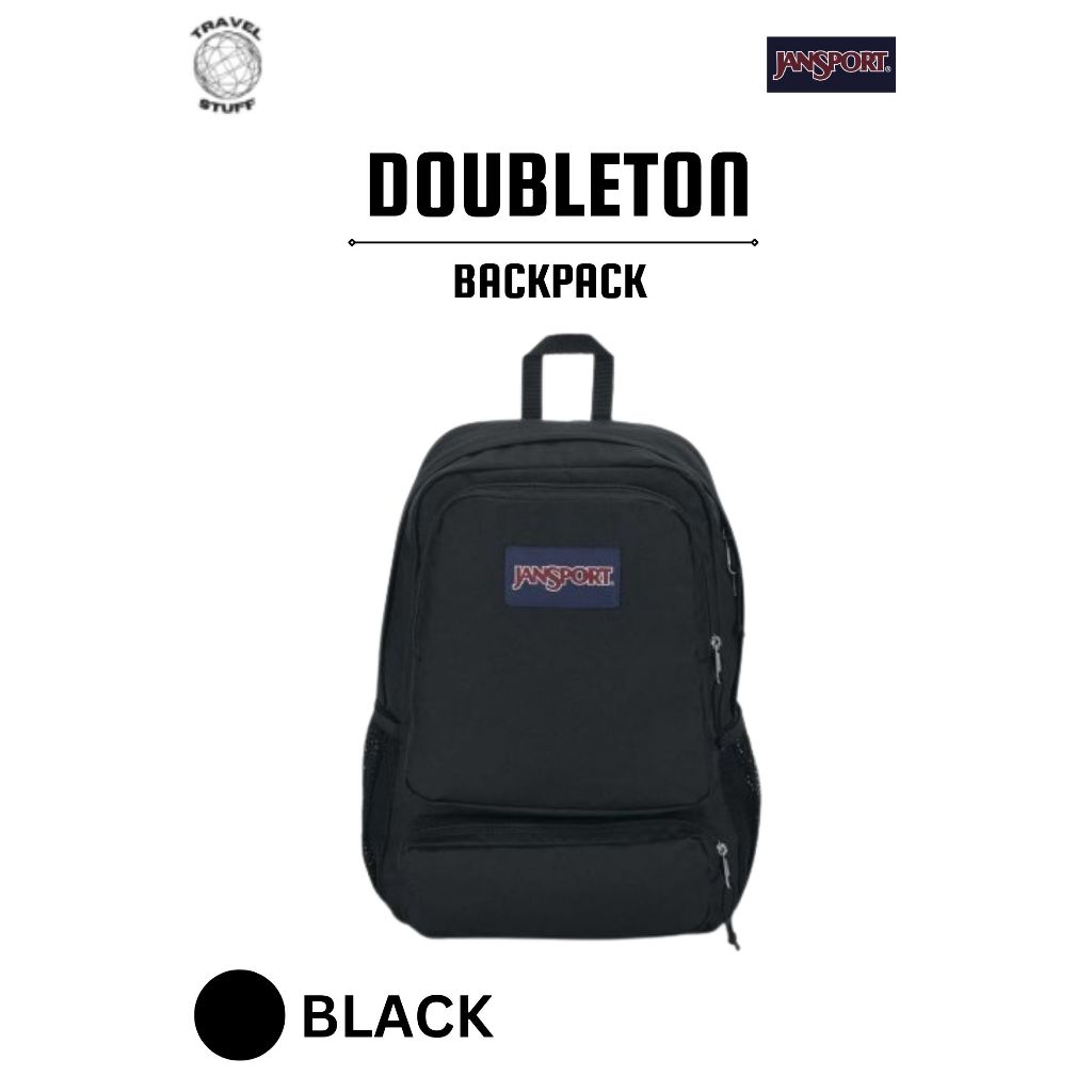 Jansport Tas Punggung / Backpack / Ransel/  Doubleton Black Original