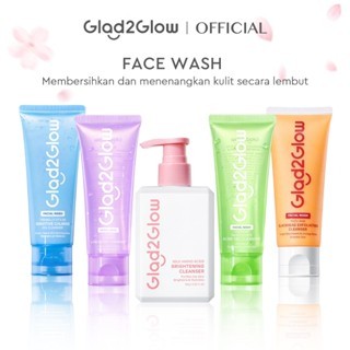 Glad2Glow Facial Cleanser Series / Glad2glow Facial wash / Glad2glow blueberry cleanser / Glad2Glow 