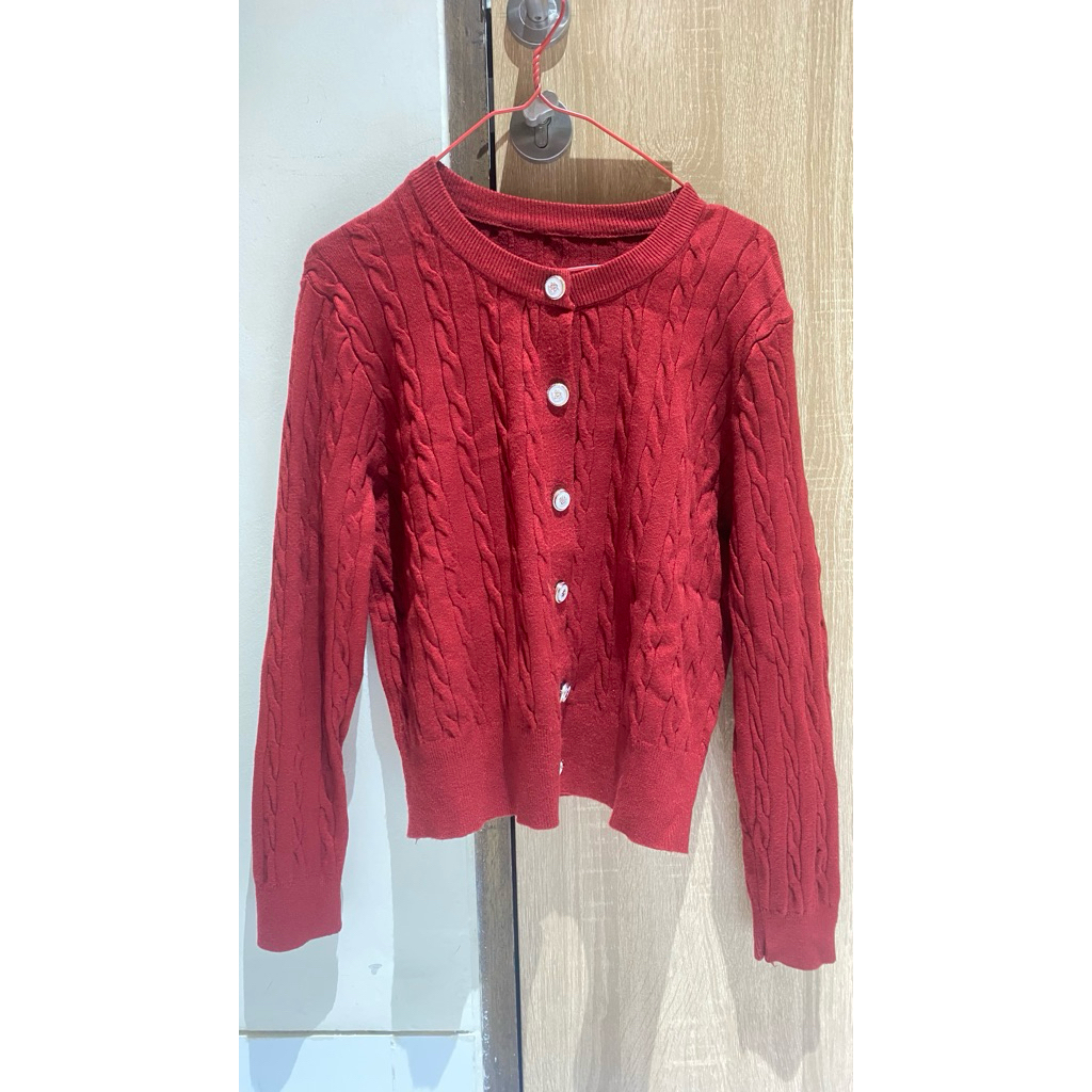 Cardigan maroon