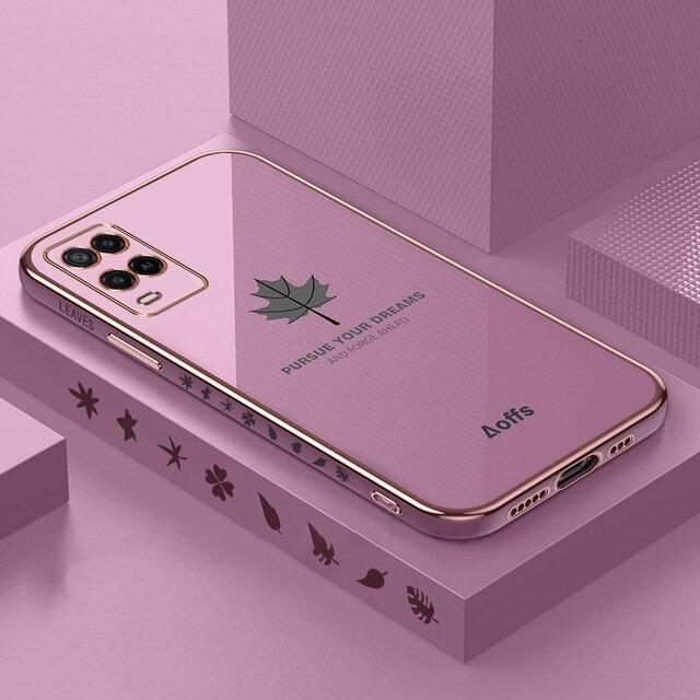 Case Maple Oppo A54 4G Softcase Plating Luxury