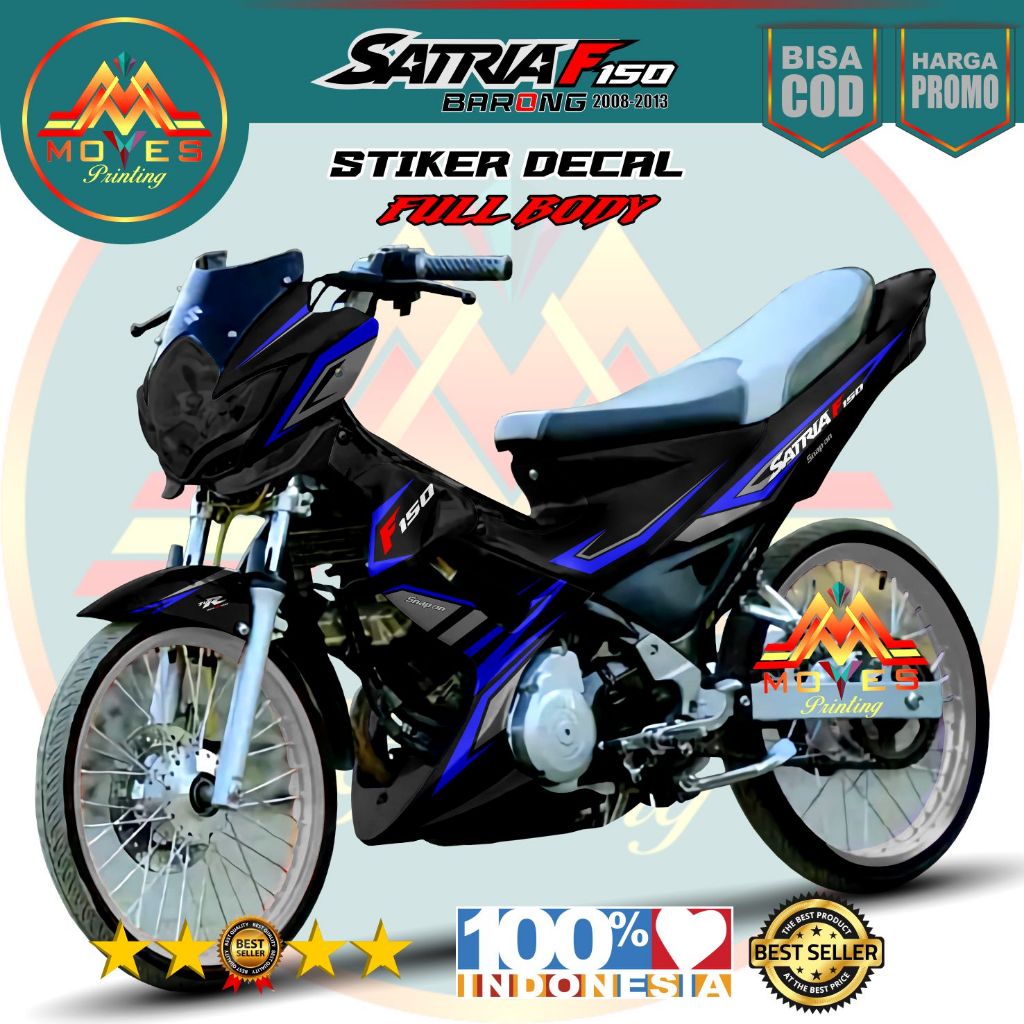 Decal Satria FU Barong Full Body - Stiker Satria FU Barong Full Body - Dekal Satria FU Barong Full B