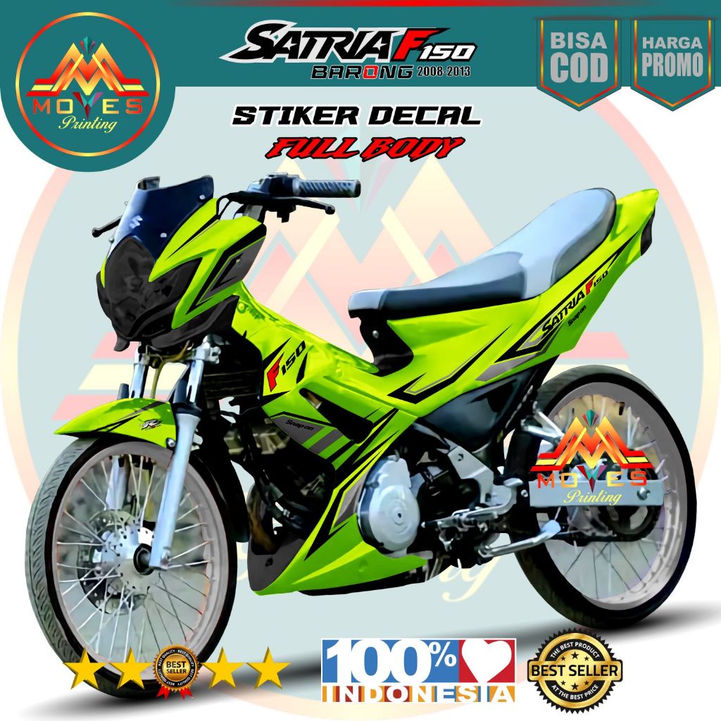 ( COD ) Decal Satria FU Barong Full Body - Stiker Satria FU Barong Full Body - Dekal Satria FU Baron