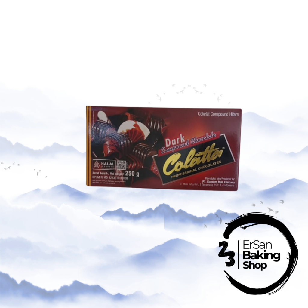 

Dark Compound Chocolate Colatta 250gr/Colatta Compound 250gr/Coklat Colatta 250gr/Cokelat Colatta