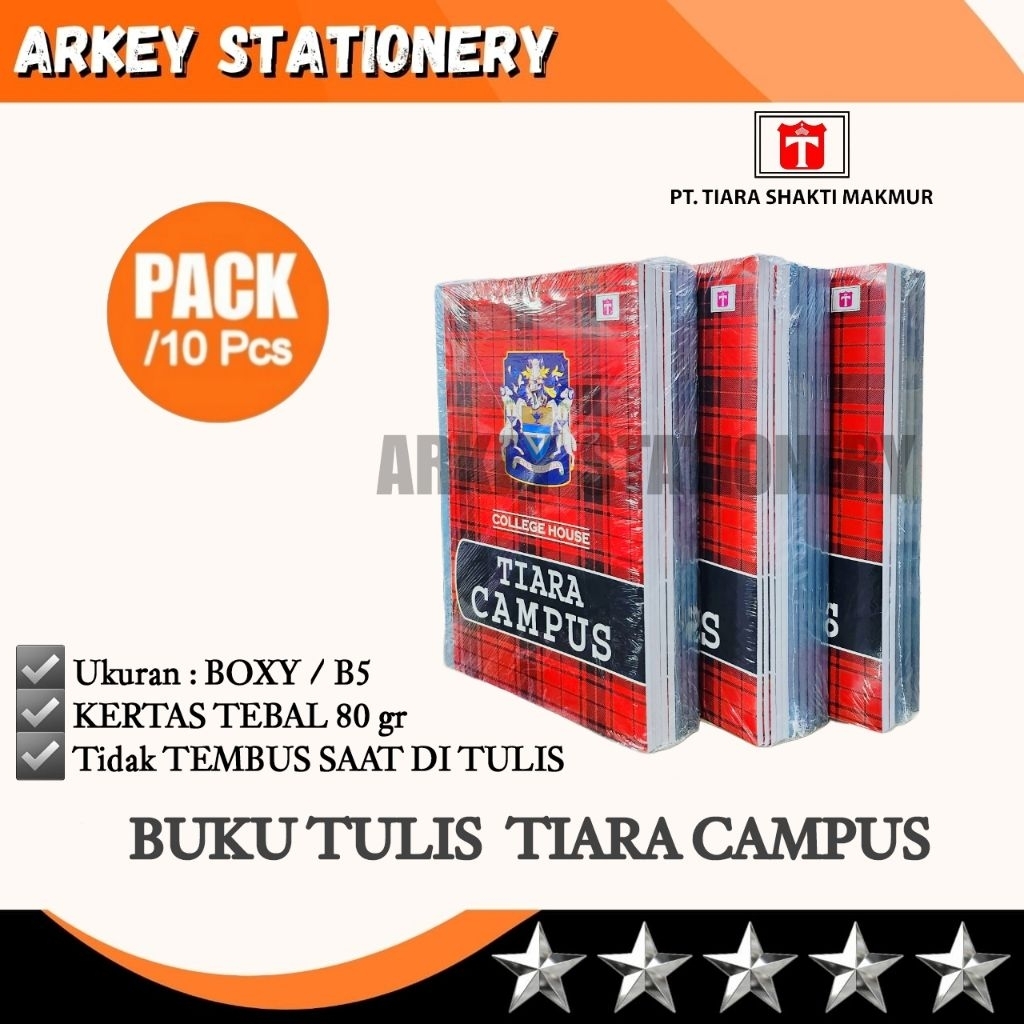 

Ay00! Buku Tulis TIARA CAMPUS BOXY 38 50 80 LEMBAR / BUKU TULIS TIARA CAMPUS PANJANG