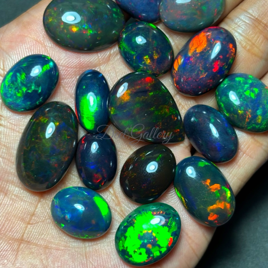 black opal afrika size besar / kalimaya black opal afrika / natural welo opal ethiopia