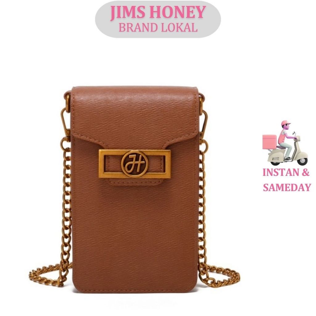 JIMS HONEY Tere Mini Bag Tas Selempang Wanita Tas HP Sling Bag Tali Rantai