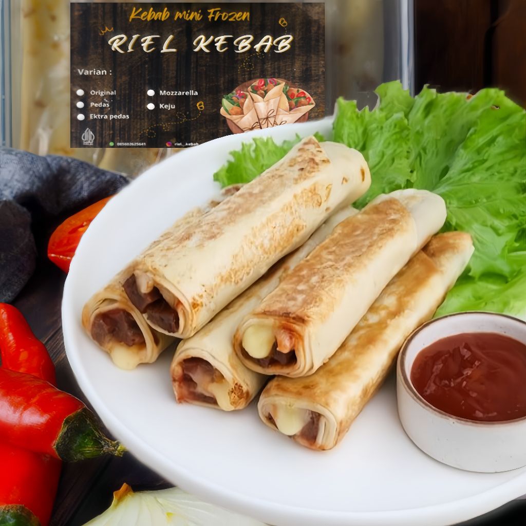 

riel kebab - kebab mini Frozen isi 5 pcs