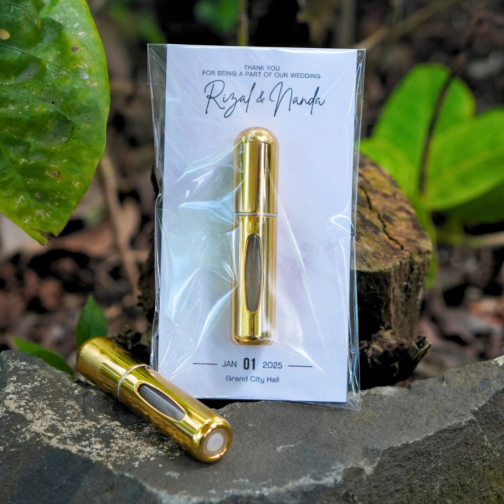 Min 30pcs Souvenir Botol Parfum Refill 5ml Free Custom Design | Souvenir Aesthetic