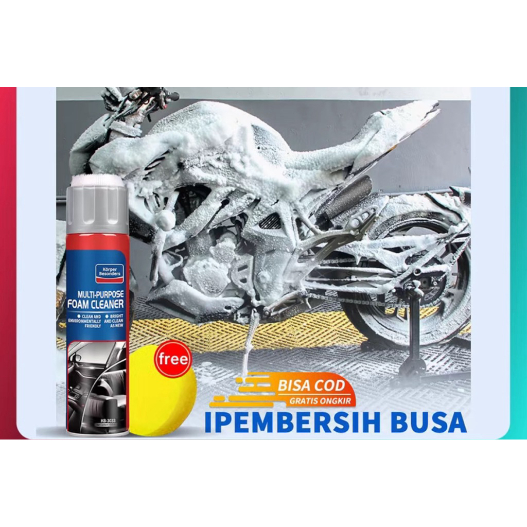 Glodway Foam Cleaner Multifungsi Sabun cuci motor Interior cleaner mobil