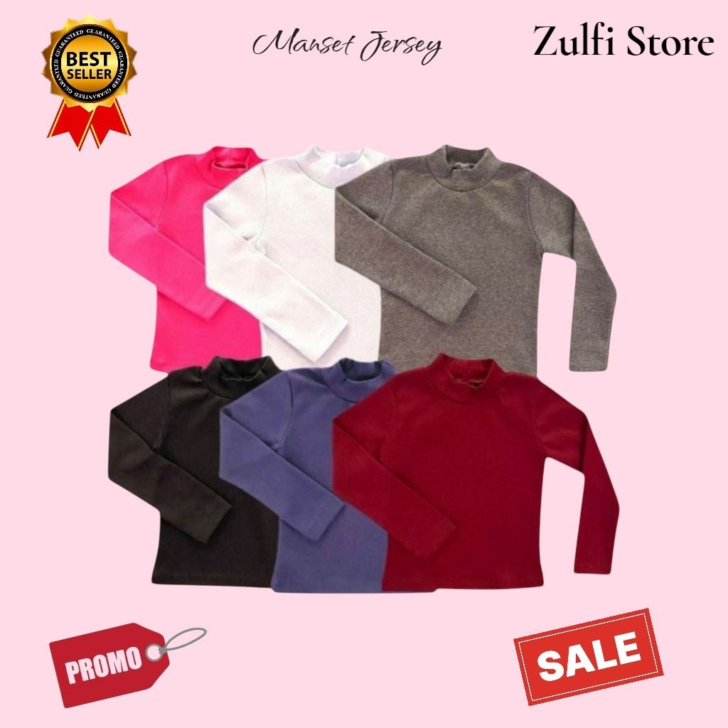 Baju Manset Anak Perempuan 2-13Tahun kaos Manset Bahan Spandek Jersey