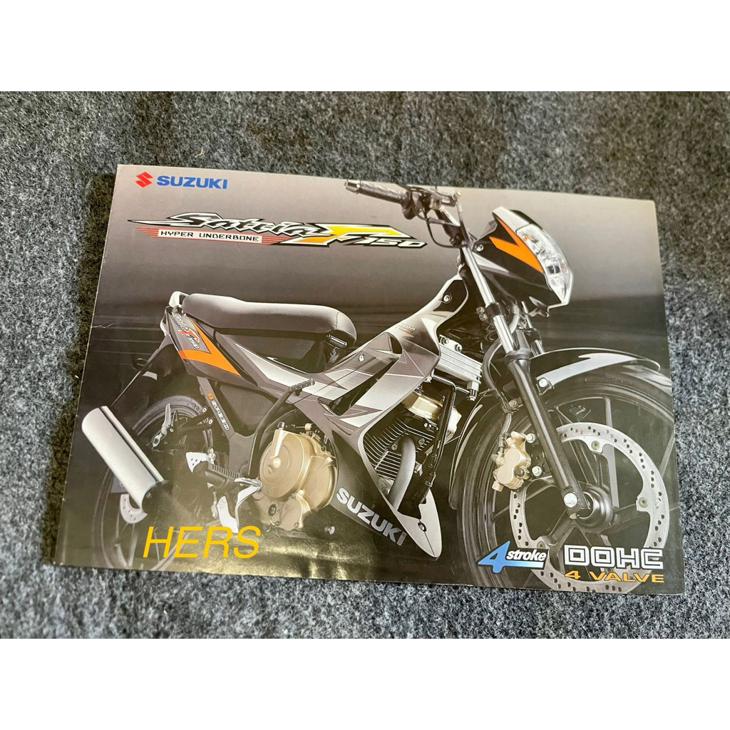 Brosur iklan Satria F150 2006 2007 Original