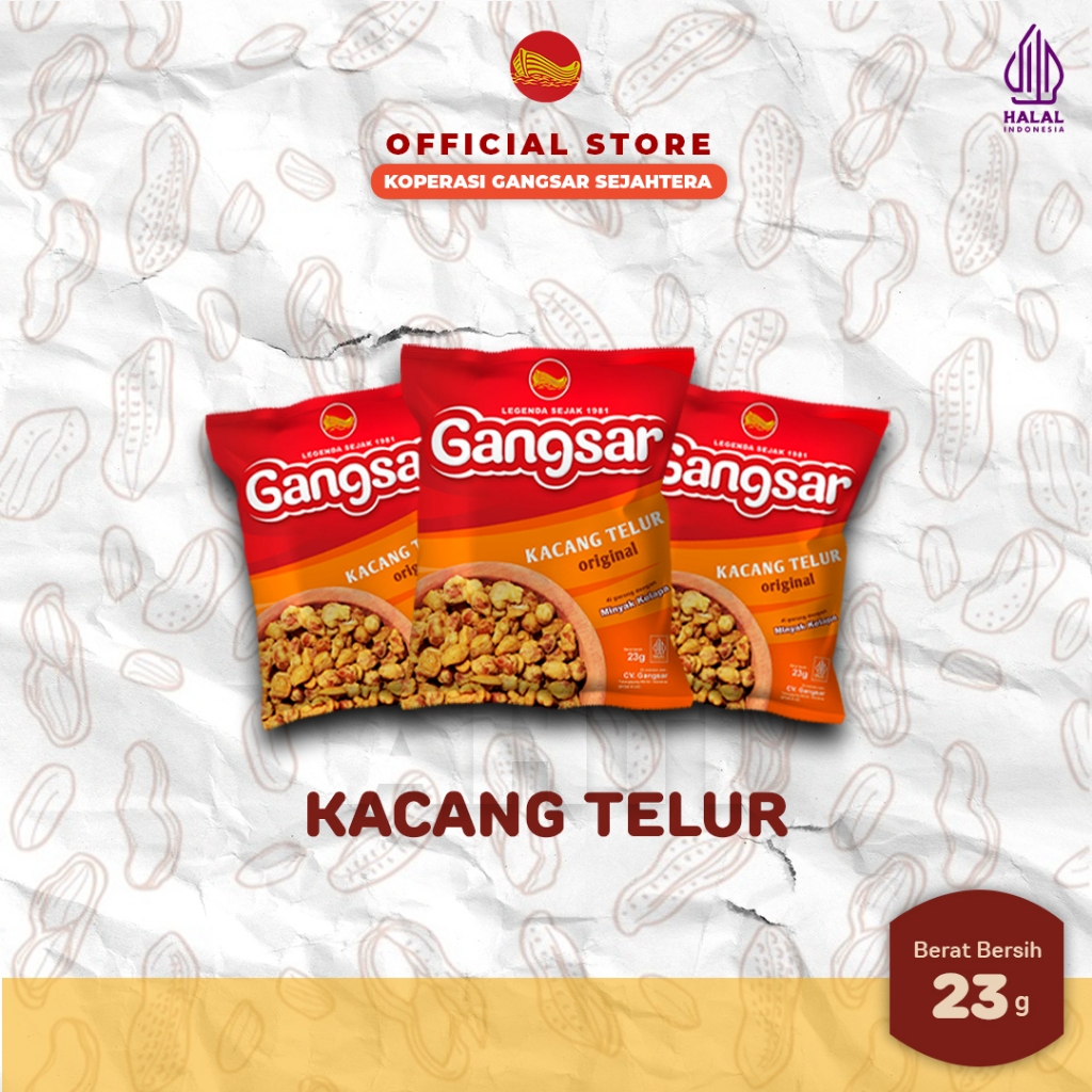 

GANGSAR KACANG TELUR 23gr